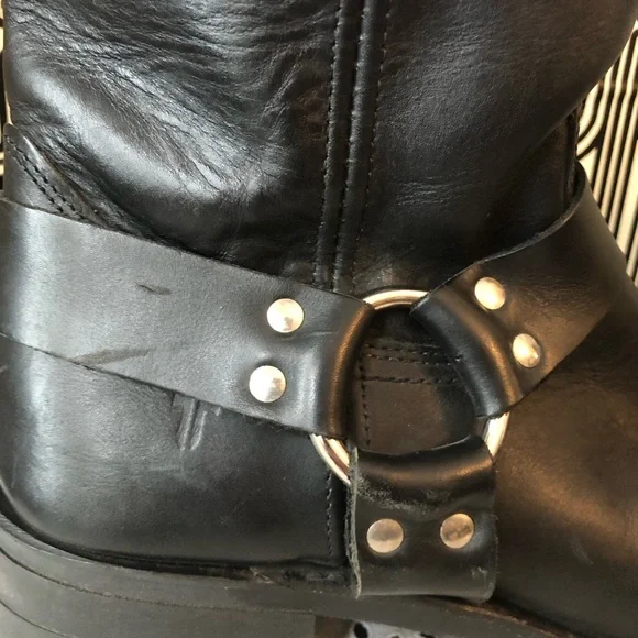 Frye Black Leather Boots - Picture 3 of 9